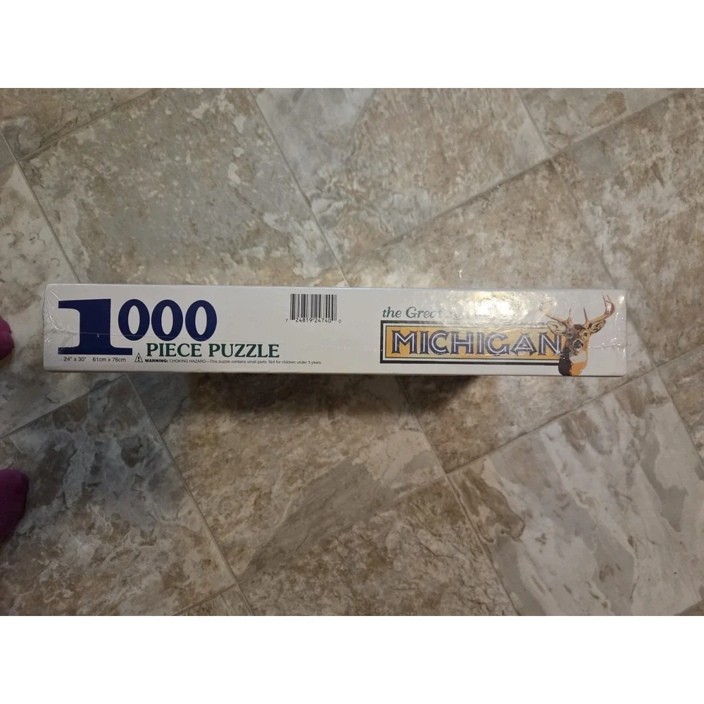 1000 Piece Michigan NWT Jigsaw Puzzle By White Mountain Puzzles